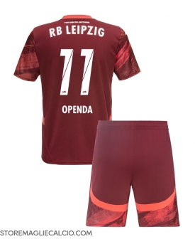 RB Leipzig Lois Openda #11 Maglia Gara Trasferta Repliche 2024-25 Bambino Maniche Corte RB Leipzig Lois Openda #11 Maglia Gara Trasferta Repliche 2024-25 Bambino Maniche Corte